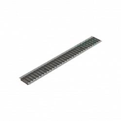 Решетка к лотку ячеистая Basic стальная оцинкованная 2020 1000x136 мм Standartpark