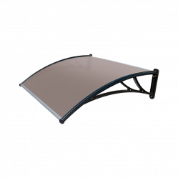 Защитный козырек матовый Fakro 93x28 STOPrain® Бронзовый 150 см.