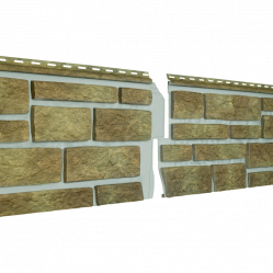 Фасадная панель Ю-Пласт StoneHouse S-Lock Таганай Вулканический