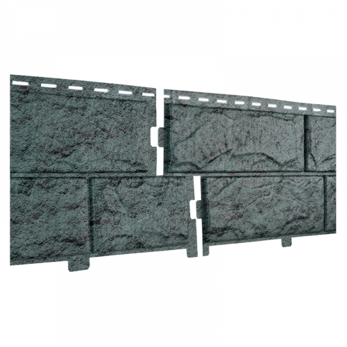 Фасадная панель Ю-Пласт StoneHouse Камень Изумрудный