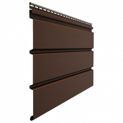 Софит сплошной Docke PREMIUM/STANDARD T4 Каштан 3000 мм