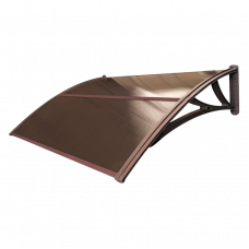 Защитный козырек усиленный Fakro 107x31 STOPrain® Бронзовый 150 см.