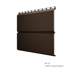 Сайдинг ЭкоБрус Grand Line 0,5 мм покрытие Rooftop Matte (Стальной Бархат) заказной цвет
