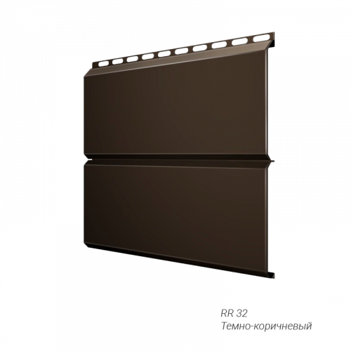 Сайдинг ЭкоБрус Grand Line 0,5 мм покрытие Rooftop Matte (Стальной Бархат) заказной цвет