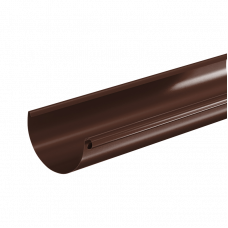 Желоб AquaSystem D125 RAL8017 3000 мм