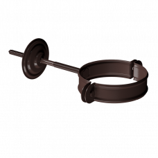 Хомут трубы Docke STAL PREMIUM D90 RAL8019 Шоколад