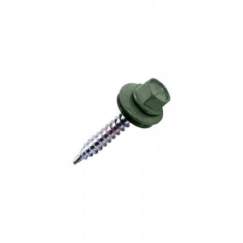 Саморезы кровельные 4,8*70 RR11 / RAL6020 100 шт.