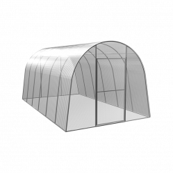 Теплица Сибирская Мини 4x2 м, с УФ-защитой, каркас 20x20 мм, оцинков.
