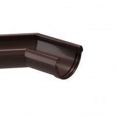 Угол желоба универсальный 135° Docke LUX D141 Шоколад RAL8019