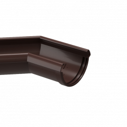 Угол желоба универсальный 135° Docke LUX D141 Шоколад RAL8019