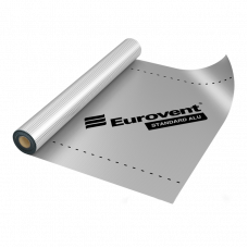 Пленка Евровент (Eurovent) STANDARD ALU 130 с алюминиевым верхним слоем армированная 130 г/м² 75 м²