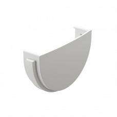 Заглушка желоба Docke STANDARD D120 Белый RAL9003