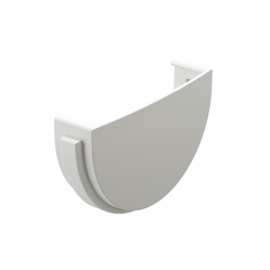 Заглушка желоба Docke STANDARD D120 Белый RAL9003