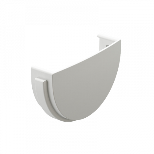 Заглушка желоба Docke STANDARD D120 Белый RAL9003
