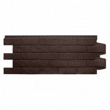 Фасадная панель Grand Line Состаренный кирпич Classic Шоколадный