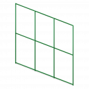 Сетка сварная Каскад Zn + ПВХ RAL6005 ячейка 75x100 1800 мм x 15 м Сетка сварная Каскад Zn + ПВХ RAL6005 ячейка 75x100 1800 мм x 15 м