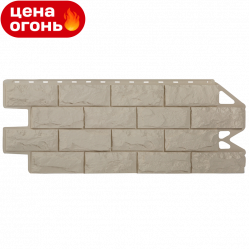 Фасадная панель Альта-Профиль Фагот ЭКО Кремовый