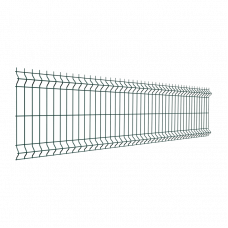 Панель ограждения сварная Grand Line 3D Medium PE RAL6005 ячейка 55x200 2500x630 мм