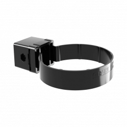 Хомут трубы Kliker Grand Line ПВХ Система D87 Графит RAL7024