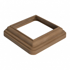 Кант нижний CM Railing нейлон гладкая Тик, 160x160 H=60 мм