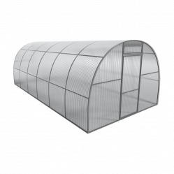Теплица Сибирская Элит 4x3 м, с УФ-защитой, каркас 25x25 мм, оцинков.