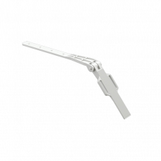Крепление крюка желоба регулируемое Docke PREMIUM 120/85 Пломбир RAL9003 169/280 мм