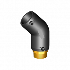 Отвод 45° электросварной D40x1"1/4 НР/ВР SDR11 Eurostandard