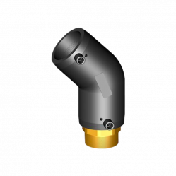 Отвод 45° электросварной D40x1"1/4 НР/ВР SDR11 Eurostandard