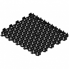 Решетка газонная РГ-58.51.03-ПП HEXARM пластиковая 8102-Ч 495x580 мм H=30 мм Standartpark Черный