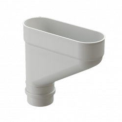 Коллектор Docke LUX D100 Пломбир RAL9003