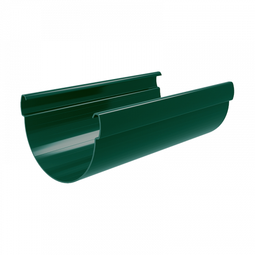 Желоб Grand Line ПВХ Дизайн D135 Зеленый RAL6005 3000 мм