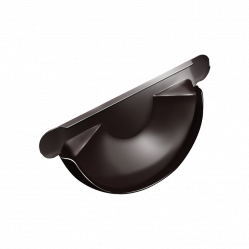 Заглушка желоба Grand Line D125 RAL8017 Коричневый