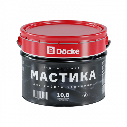 Мастика кровельная Docke PIE 10 л. 10,8 кг.