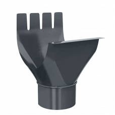 Воронка Металл Профиль Гранд Систем Lite D125/90 RAL7024 Графит