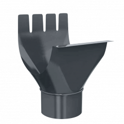Воронка Металл Профиль Гранд Систем Lite D125/90 RAL7024 Графит