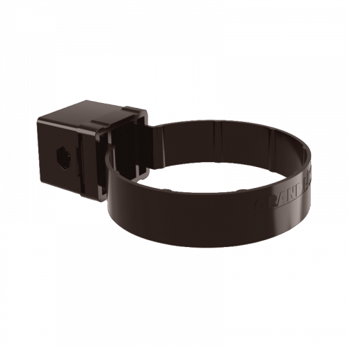 Хомут трубы Kliker Grand Line ПВХ Система D87 Коричневый RR32