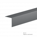 Внешний угол 50x50 мм AquaSystem 0,5 мм покрытие GreenCoat Pural Matt BT заказной цвет 2000 мм
