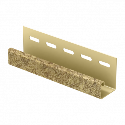 J-профиль для фасадной панели Ю-Пласт StoneHouse S-Lock Таганай Дикий