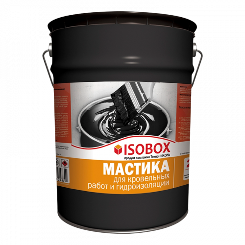 Мастика ТехноНИКОЛЬ ISOBOX Черный 23 л. 20 кг.