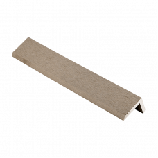 Профиль угловой CM Decking BARK ДПК мелкий вельвет Ясень, 50x38 2000 мм
