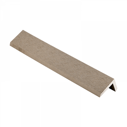 Профиль угловой CM Decking BARK ДПК мелкий вельвет Ясень, 50x38 2000 мм