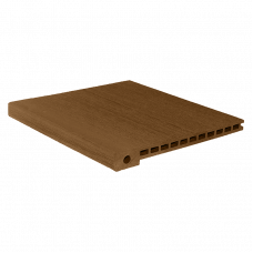 Ступень пустотелая CM Decking BARK/MIX/ROBUST ДПК текстура дерева Тик, 3000x305x25 мм