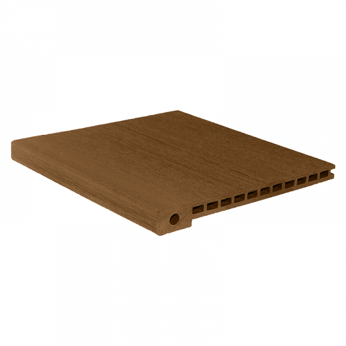 Ступень пустотелая CM Decking BARK/MIX/ROBUST ДПК текстура дерева Тик, 3000x305x25 мм
