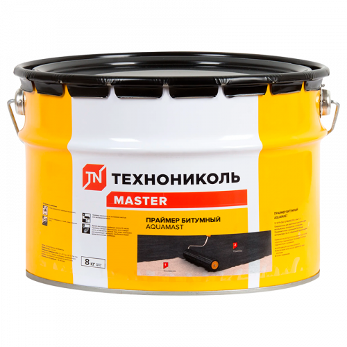 Праймер ТехноНИКОЛЬ АкваМаст Черный 10 л. 8 кг.