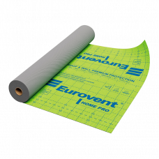 Мембрана Евровент (Eurovent) HOME PRO гидро-ветрозащитная супердиффузионная 135 г/м² 75 м²