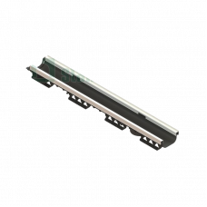 Канал (лоток) водоотводный ЛВ-10.15.08 PolyMax Basic пластиковый усиленный 8017-М 1000x156 мм H=80 мм Standartpark