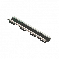 Канал (лоток) водоотводный ЛВ-10.15.08 PolyMax Basic пластиковый усиленный 8017-М 1000x156 мм H=80 мм Standartpark
