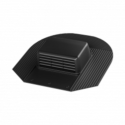 Аэратор HUOPA/HARJA-KTV Vilpe RR33 Черный 439x439 мм