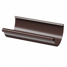 Желоб Docke STAL PREMIUM D125 RAL8019 Шоколад 3000 мм