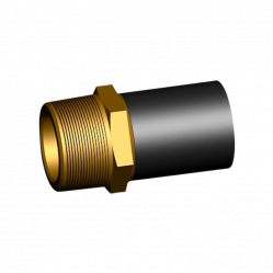 Переход универсальный D50x1"1/2 НР/ВР SDR11 Eurostandard